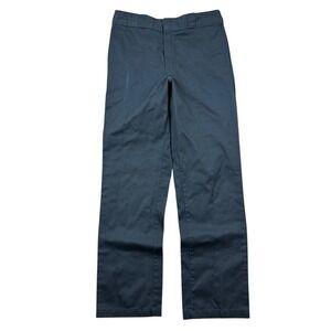 Dickies 874 Pants Men 34x34 (32x33) Blue Relaxed Fit Workwear Skater Chino Y2K